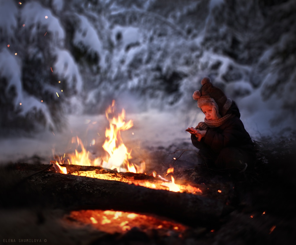 15 зимних фото о счастливом детстве в деревне