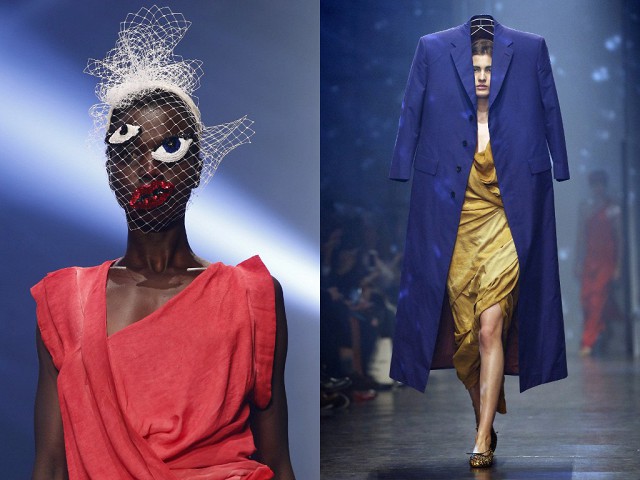 Показ весенне-летней коллекции Вивьен Вествуд на Неделе моды в Париже