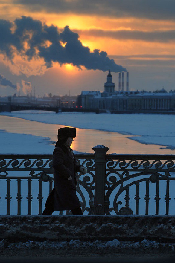 Зимний Санкт-Петербург и его жители город, жизнь, санкт-петербург, фотография