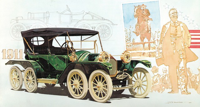 1. 1911 Reeves Octoauto авто, история, факты