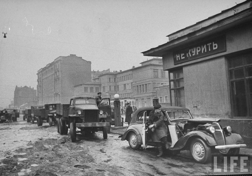 Москва, 1947: Studebaker, Студебеккер, военная техника