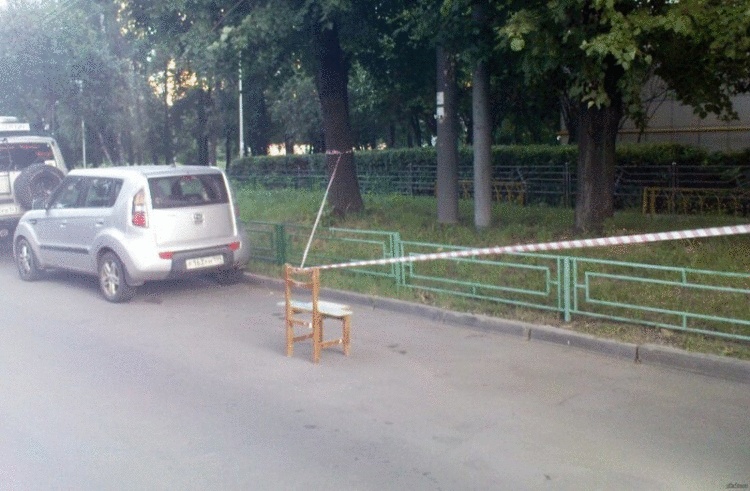 Вот хозяева двора, в голове у них дрова