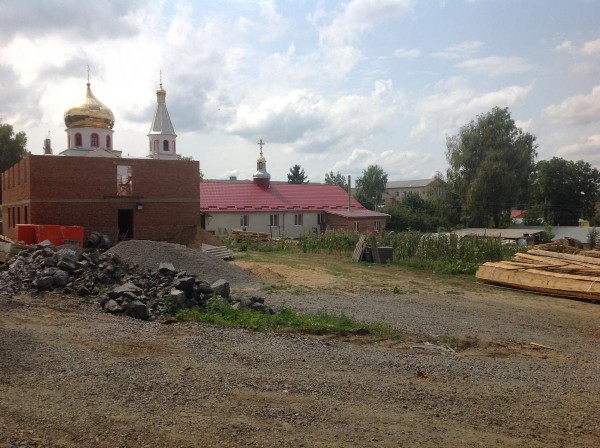 Строительство храма в Виньковцах. Фото: orthodoxy.org.ua