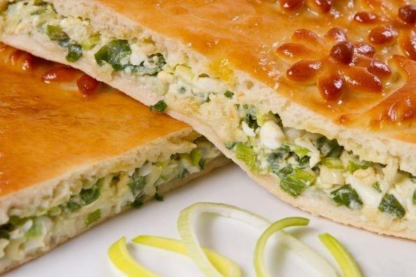 Пирог с луком и яйцом на кефире рецепт Пирог с луком и яйцом на кефире рецепт