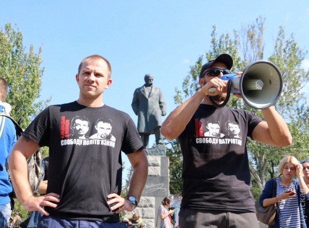 Шабаш нацистов в Одессе. "Москаляку на гиляку"