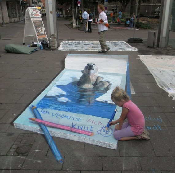 3D Street Art Николая Арндта