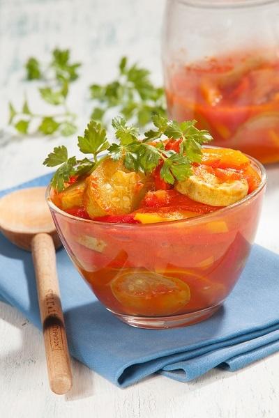 Лечо с кабачками Лечо с кабачками