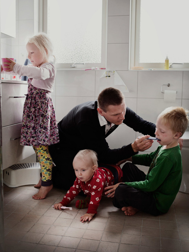 Шведские отцы в отпуске по уходу за ребёнком