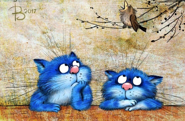 Рафаэлиты. Российская художница рисует позитивных котов, которые поднимают настроение