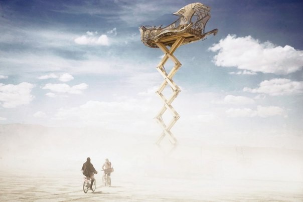 Необычный фестиваль «Burning Man» в штате Невада. Необычный фестиваль «Burning Man» в штате Невада