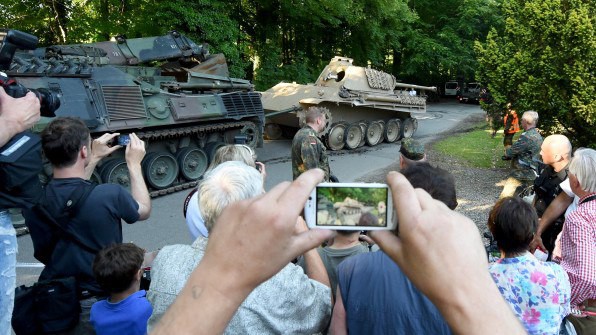 Немецкая полиция изъяла у местного жителя танк Хайкендорф, танк, факты