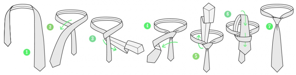 7 способов красиво завязать галстук