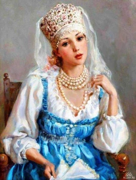Русские красавицы в живописи Владислава Нагорнова девушки, своими руками, сделай сам, факты