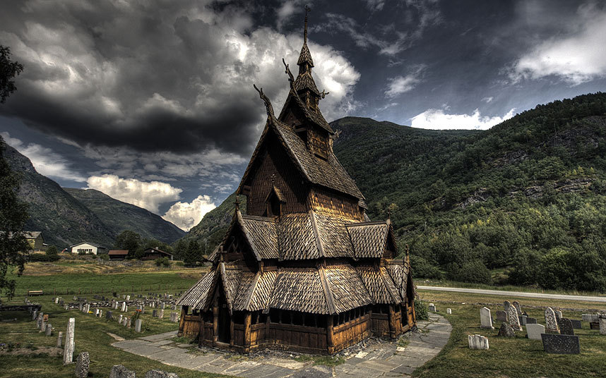 Деревянная церковь Боргунд, Норвегия