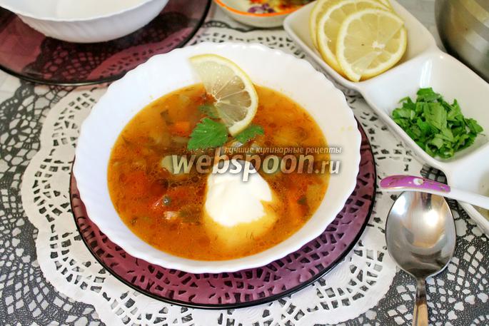 Солянка с курицей рецепт пошагово Солянка с курицей рецепт пошагово