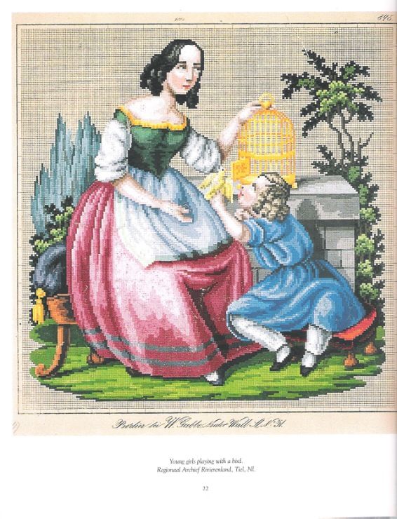 стариннаяBerlin wool work <a href= старинная