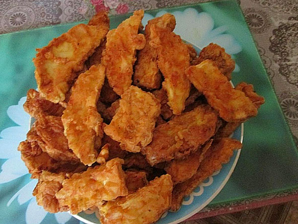 жареные грибы дождевики