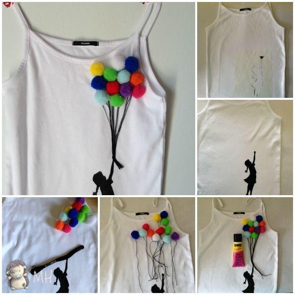 Tutorial para decorar camisetas de niñas: 