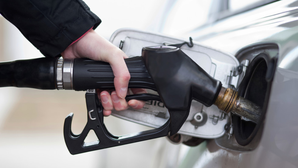 Car fueling at the gas station