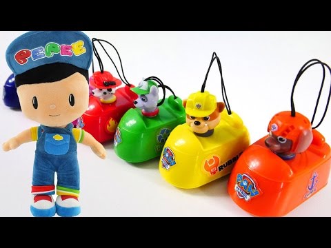 Видео с игрушками на турецком языке. Щенячий патруль и Пеппе. Учим цвета.