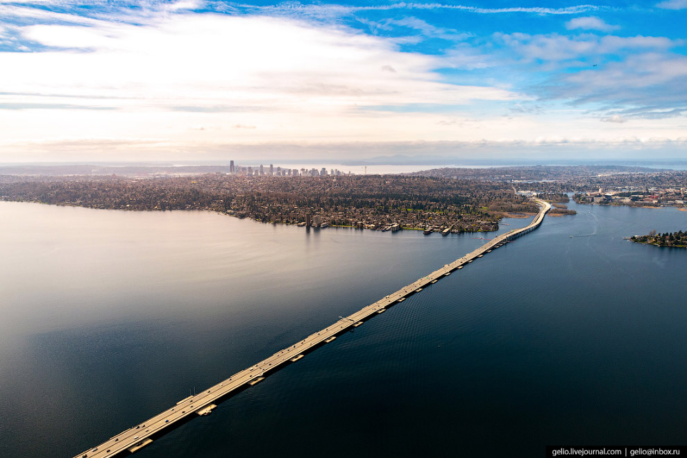 Плавучий мост Сиэтла (Evergreen Point Floating Bridge)