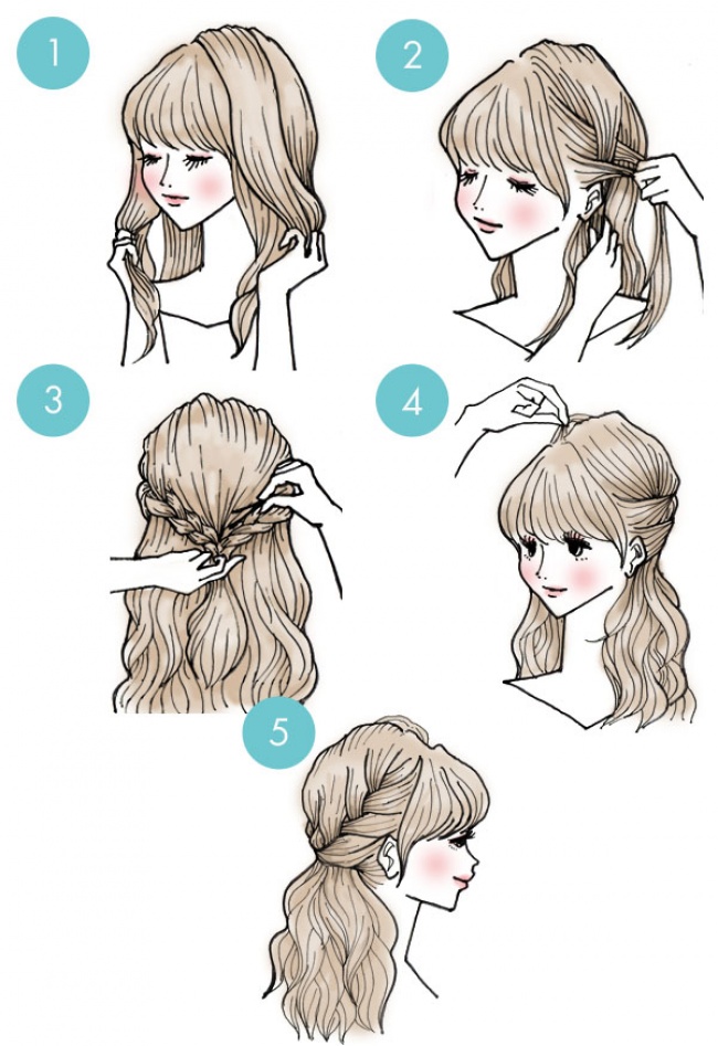 Как сделать легкую прическу самой на короткие волосы