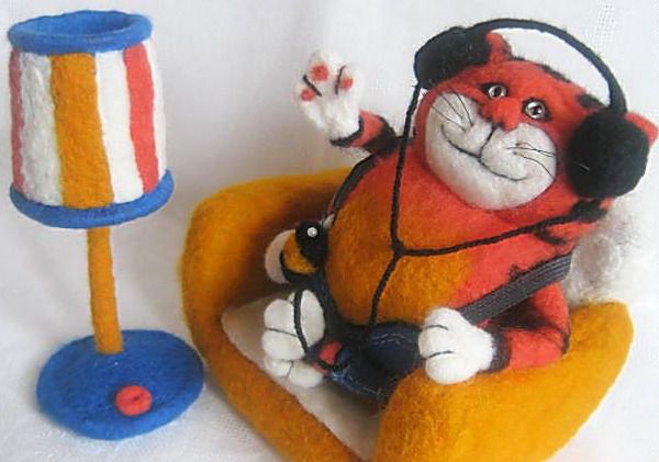 техника валяния игрушек