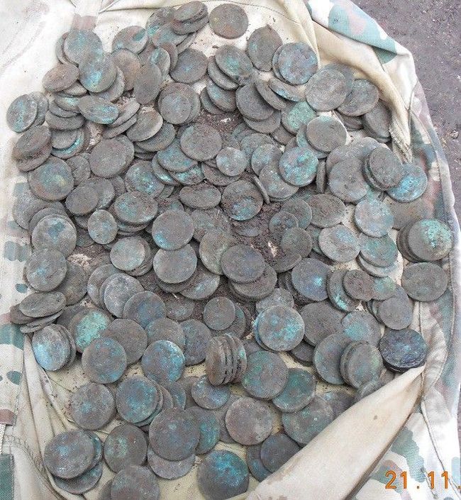 клад, монеты, находка
