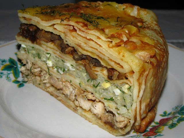 Курник пошаговый рецепт с мясом Курник пошаговый рецепт с мясом
