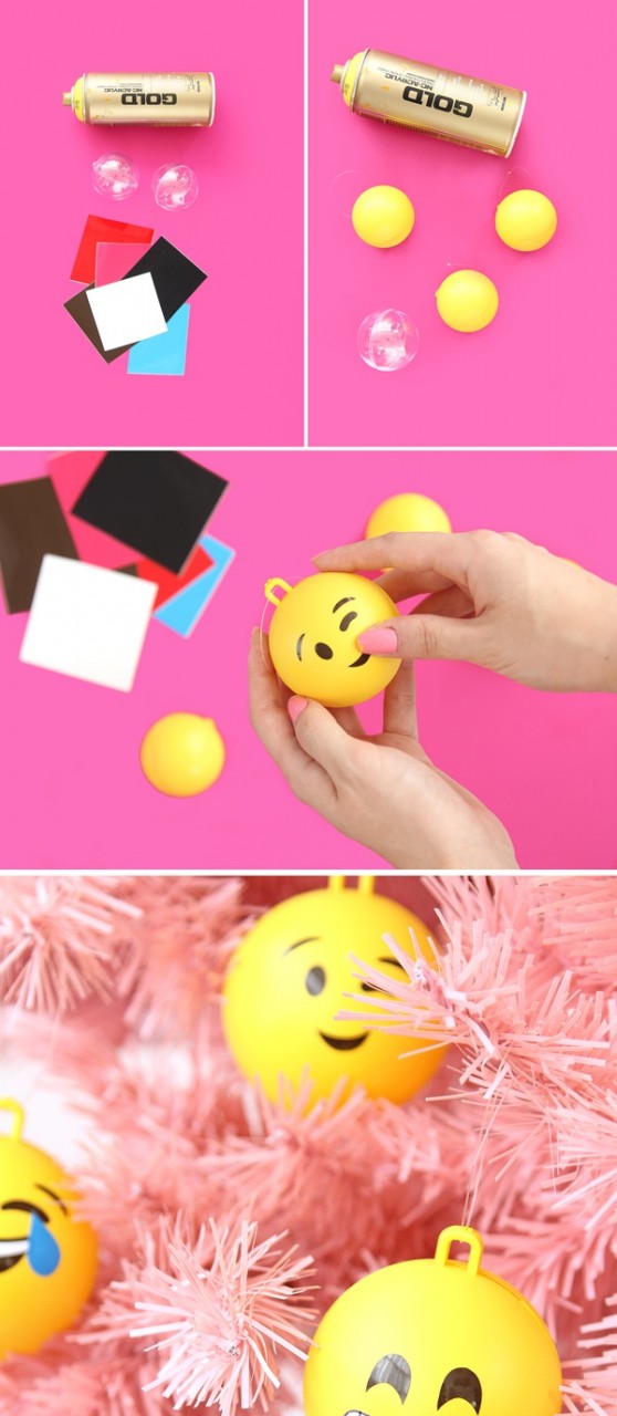 Ёлочные игрушки смайлы (2Diy)