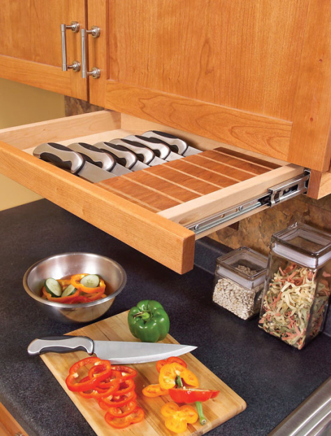 An-Under-Cabinet-Knife-Drawer