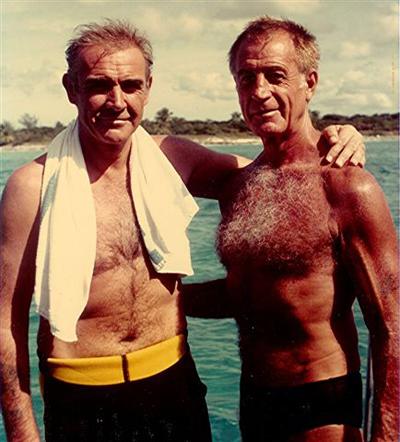 Шон Коннери (Sean Connery) и его дублер Большой Джон Маклафлин (Big John McLaughlin), «Никогда не говори никогда» (1983). Шон Коннери (Sean Connery) и его дублер Большой Джон Маклафлин (Big John McLaughlin), «Никогда не говори никогда» (1983).