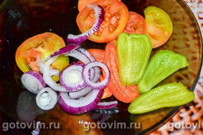 Фотографии рецепта Минтай с овощами, 02 Минтай с овощами, Шаг 02