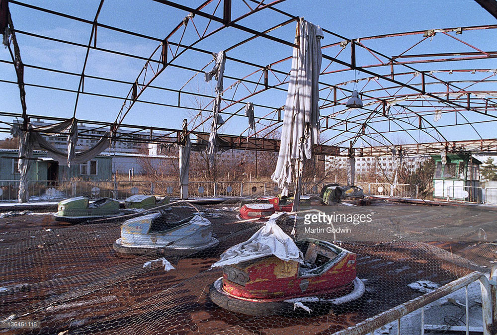 Редкие цветные фотографии Припяти в 90-е годы зона отчуждения, интересное, люди, припять