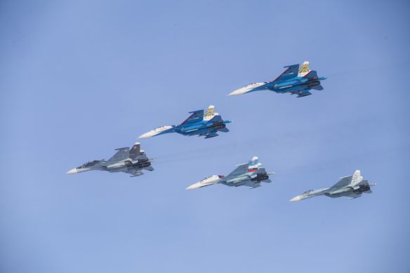 Авиационное шоу в Барнауле. 24 января 2014 года. Фото: Олег Богданов.