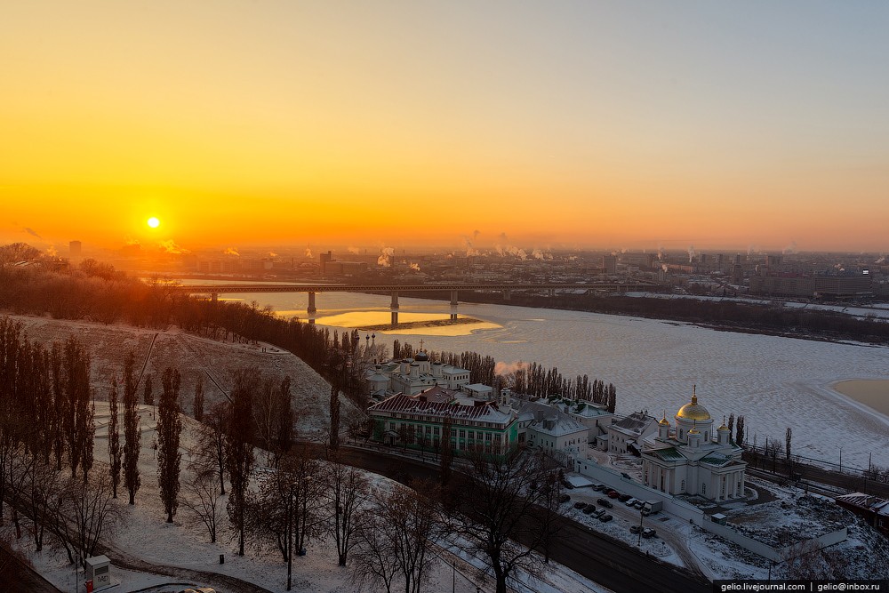 Сказочный зимний Нижний Новгород