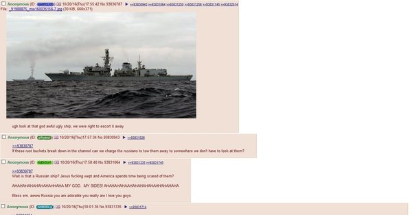 «Ха, ну у русских и корыто! Чёрт, это же наш...» «Ха, ну у русских и корыто! Чёрт, это же наш...»