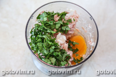 Фотографии рецепта Рулетики из кабачков с куриной котлетой, 04 Рулетики из кабачков с куриной котлетой, Шаг 04