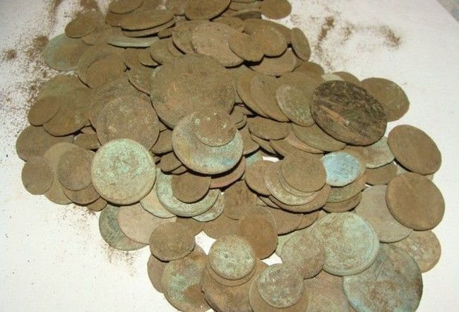 клад, монеты, находка