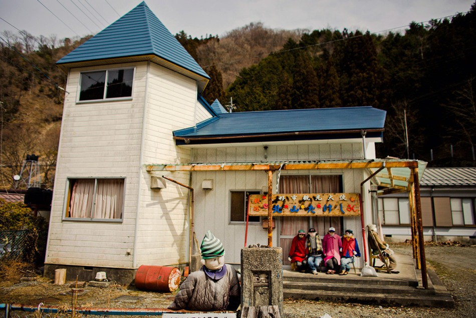 Деревня чучел в Японии   Японии, чучела