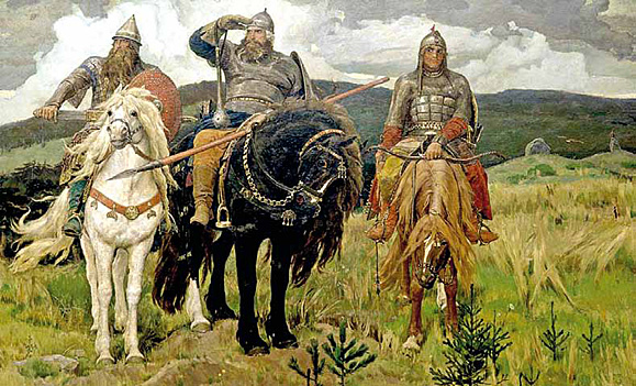 Тайны ХХ века. №41. Три богатыря – потомки великанов В. Васнецов. «Богатыри». 1898 год