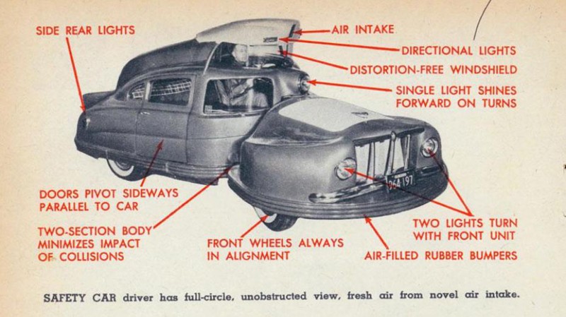 Sir Viral Safety Car, выпуска 1958 года, США авто, история