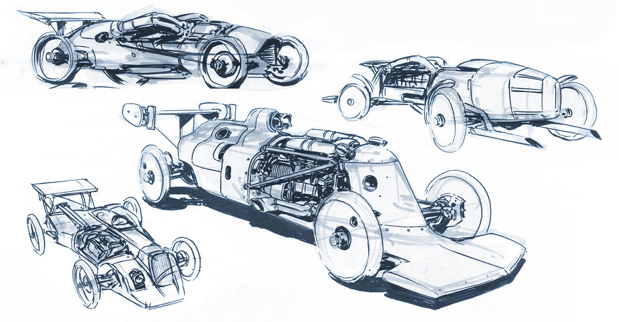 Гоночные автомобили начала 20 века с развитой аэродинамикой автодизайн, аэродинамика, дизайнер