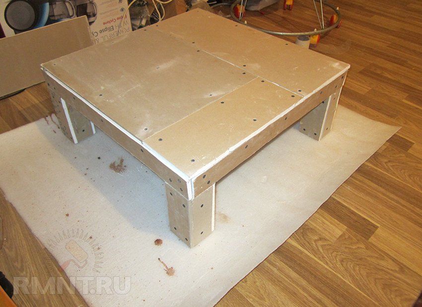 Тумбочка своими руками из гипсокартона Тумбочка своими руками из гипсокартона