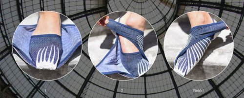 Vibram Furoshiki — подошва, которую оборачивают вокруг ноги (8 фото)