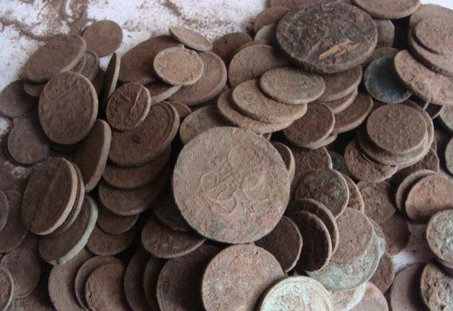 клад, монеты, находка