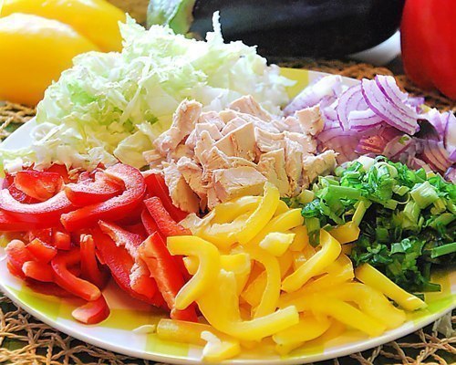 Салат "Курочка-Снегурочка" сохранит фигурочку! Салат "Курочка-Снегурочка" сохранит фигурочку!
