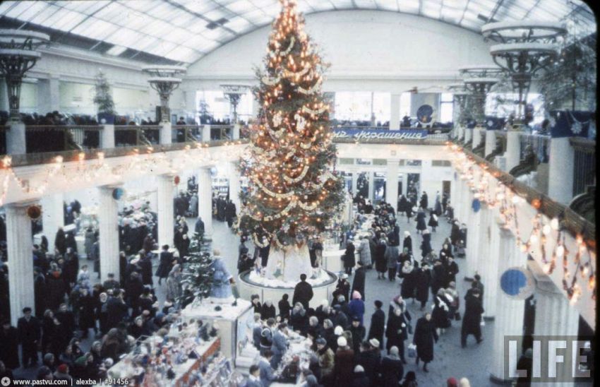 Новый год, СССР, Москва, История