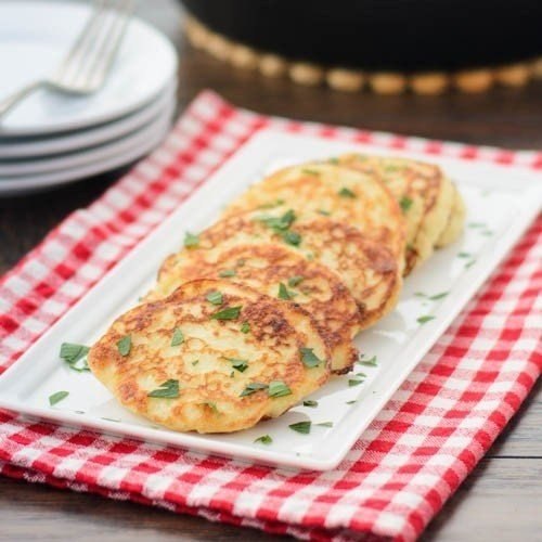 Картофельные блины из пюре