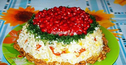 Салат красная шапочка с грибами рецепт пошагово
